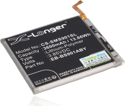 Produktbild von Akku kompatibel mit Samsung EB-BS901ABY - Li-Polymer 3600mAh - Galaxy S22 5G, SM-S9010, SM-S901B, SM-S901B/DS, SM-S901E, SM-S901N, SM-S901U, SM-S901U1
