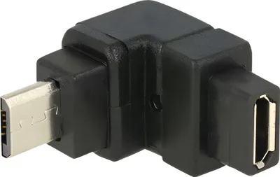 Image de DELOCK Adaptateur USB 2.0 Micro-B mâle > mâle coudé vers le haut