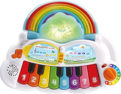 Obrázok produktu pre Dúhová klávesnica VTech Baby s 8 farebnými klávesmi klavíra