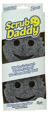Obrázek produktu pro Scrub Daddy Original, houbička na mytí, tvar smajlíka - čisticí houbička