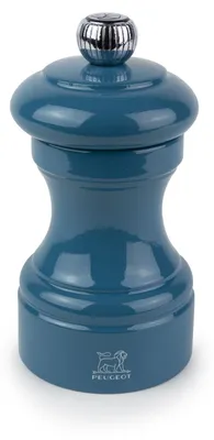 Productafbeelding van Peugeot Bistro pepermolen, 10 cm, Pacific Blue gekleurd, hout