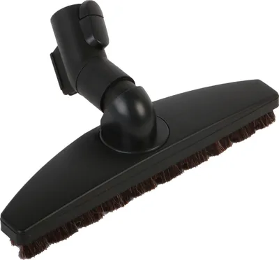 A close-up studio shot of a vacuum cleaner attachment on a white background.