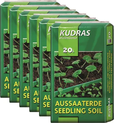 Produktbild von KUDRAS Aussaaterde (6x20L) 120L