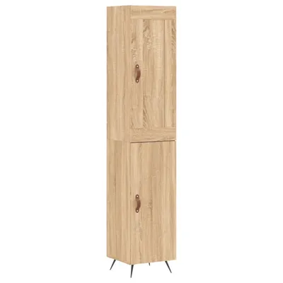Obrázok produktu pre Vysoká skrinka dub sonoma 34,5x34x180 cm spracované drevo