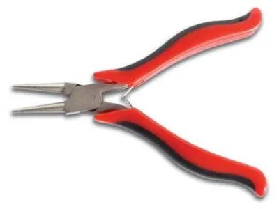 Produktbild von Velleman VT252, Spitzzange, Chrom-Vanadium-Stahl, Kunststoff, Schwarz, Rot, 70 mm, 124 mm