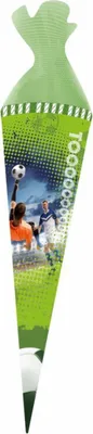 Produktbild von Trötsch Fußball Schultüte 35 cm zur Einschulung Geschwistertüte: Schultüte Einschulungstüte Zuckertüte Geschwistertüte