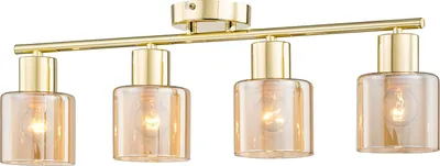 Produktbild von home24 Deckenleuchte - Metall / Glas - 4-flammig