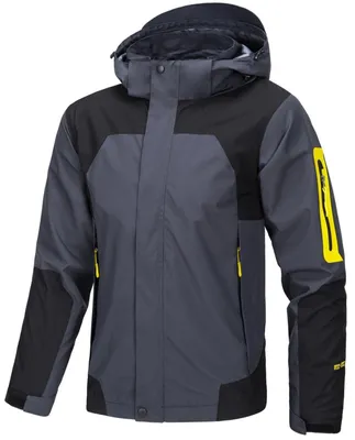 Produktbild von Herren Wasserfeste Softshelljacke für Wandern - Atmungsaktiv und Winddicht