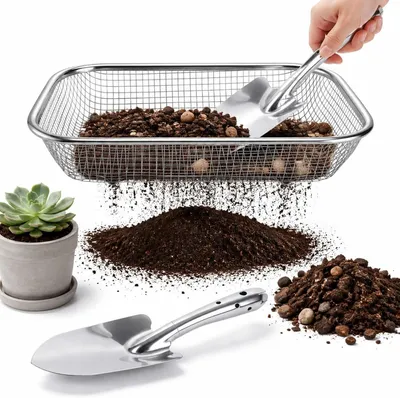 Produktbild von Gartenfilter aus Edelstahl, 1 Stück, langlebig, für effiziente Wasserfiltration