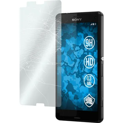 Produktbild von 2er-Pack PhoneNatic Glas-Folie klar  kompatibel mit Sony Xperia Z3 Compact - Panzerglas für Xperia Z3 Compact