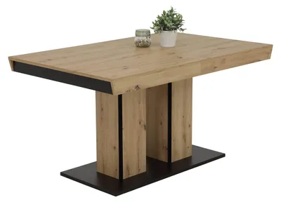 Esstisch ausziehbar Artisan Eiche 76x90x140-220 cm