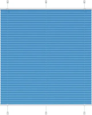 Obrázok produktu pre plisovaná roleta modrá 120x150 cm Šírka látky 119,4 cm