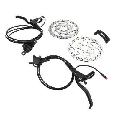Image de Kit de frein hydraulique pour vélo,Kit de frein à disque hydraulique pour vélo,Kit de frein à disque à pression d'huile pour vélo,Freins hydrauliques pour vélo,Pièce pour vélo électrique