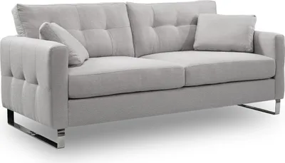 Produktbild von xonox.home Hera 2,5 Sitzer hellgrau B/H/T: 203x92x94cm