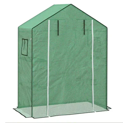 Immagine prodotto di Pellicola di ricambio per serre - Copertura per serre da giardino | Colore: Verde | Dimensioni: 140x73x190 cm