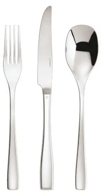 Imagen del producto de Sambonet S0036 Sintesi, juego de cubiertos para 24 personas, acero inoxidable resistente a la corrosión