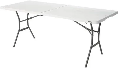 Image de Table pliante 183 x 76 x 74 cm, colorée, multifonctionnelle