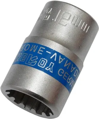 Zdjęcie produktu dla Dłuto ze stali chromowo-wanadowej, 12-kątne, 16 mm