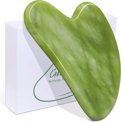 Produktbild von Gua Sha Facial Tool für Gesicht und Körper, Lymphdrainage-Massagetool für tiefes Gewebe von Verspannungen und Schmerzen