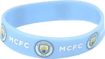Produktbild von Oficiálny silikónový náramok Manchester City FC BS777 (jedna veľkosť) (svetlomodrý)