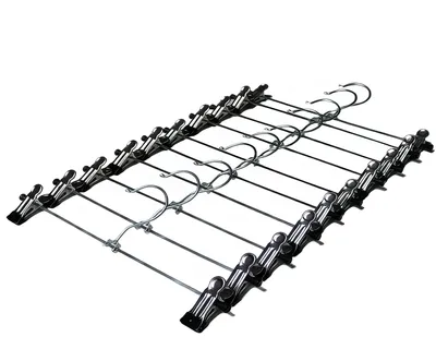 Produktbild von 30 x Metall Hosenbügel Bügel Hänger drehbar verstellbar
