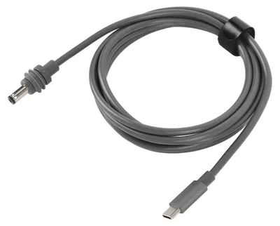 Zdjęcie produktu dla Kabel zasilający USB-C do DC firmy Satellite – wodoodporny przewód zamienny typu C do DC, 18 AWG, obsługuje napięcie 20 V i prąd 5 A, długość maksymalna 15 m