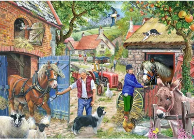 Produktbild von House of Puzzles Puzzle Appletree Lane 1000 Teile Landschaft