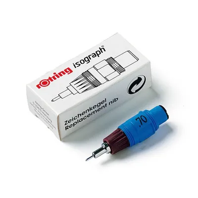 Produktbild von rotring Isograph Zeichenkegel lila 0,35 mm, 1 St.