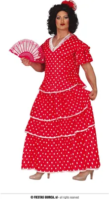 Produktbild von Travestie Flamenco Tänzerin Herrenkostüm