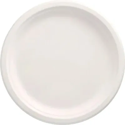 Produktbild von Teller, Zuckerrohr "pure" ungeteilt Ø 26 cm · 2 cm weiss