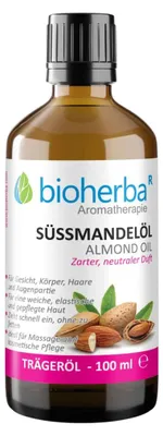 Obrázok produktu pre Olej zo sladkých mandlí – 100 ml – Bioherba