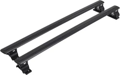 Productafbeelding van Dakdragers Universeel - Draagstangen Auto - Bagage Vervoeren - Met Diefstalbeveiliging - 130 cm - Zwart