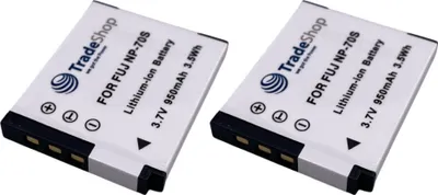 Produktbild von 2x Trade-Shop Li-Ion Akku 3,7V / 950mAh kompatibel mit Fujifilm Instax Mini 99 Sofortbildkamera ersetzt NP-70S
