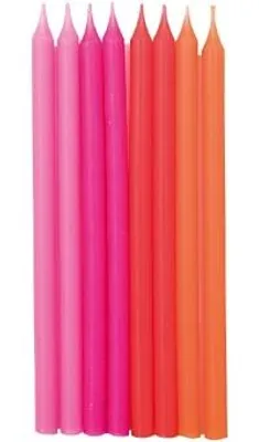 Obrázek produktu pro Rico Design Kerzen Geburstag, Válec, Růžová, Červená, 16 kusů