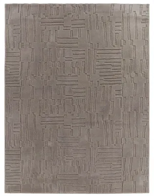 Immagine prodotto di Tappeto per soggiorno, a pelo lungo, stile scandinavo e boho, motivi geometrici e astratti, tinta unita, lavabile, color taupe, dimensioni 120x160 cm