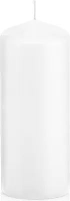 Produktbild von Stumpenkerzen Ø 58 x 185 mm, Weiß, 16 Stück