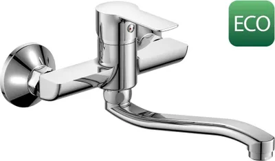 Produktbild von Bruckner BARON 6 l/min, Wand-Armatur, Abstand 150mm, Chrom
