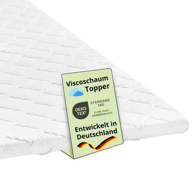 Obrázek produktu pro Chránič matrace Visco pěna 100 x 200 cm, pratelné do 60°C