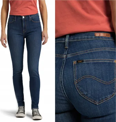 Produktbild von LEE, Damen Jeanshose, Skinny fit, SCARLETT HIGH, W28 L33, Blau, Jeans, baggyjeans, buggy