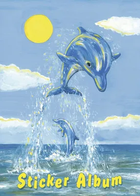 Produktbild von HERMA Stickeralbum "Der kleine Delfin" DIN A5 16 Seiten