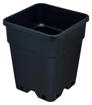 Produktbild von Pflanztopf, quadratisch/schwarz, 25 Liter