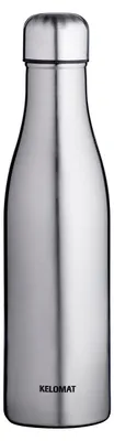 Edelstahl-Trinkflasche 0,75 l, doppelwandig, auslaufsicher, Thermoflasche
