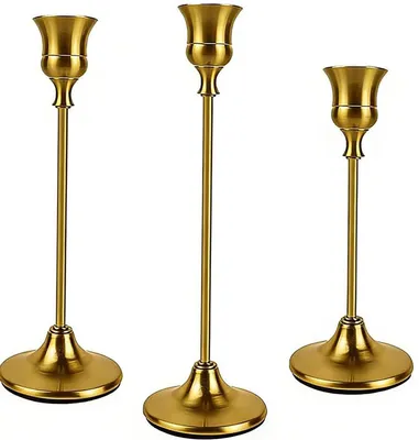 Produktbild von 3er-Set Kerzenständer – r Kerzenhalter – Kerzenständer für die Heimdekoration – Kerzenständer – Dekorative Accessoires – Partydekoration