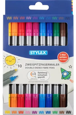 Zdjęcie produktu dla Stylex 66565, 10 kol., 2 mm, 3 mm, Chłopak, dziewczyna, 10 szt.