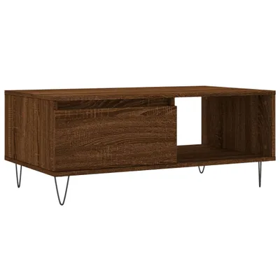 Produktbild von Couchtisch Braun Eichen-Optik 90x50x36,5 cm Holzwerkstoff