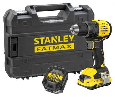 Zdjęcie produktu dla Stanley SFMCD714D1T SFMCD714D1T-QW: akumulatorowa wiertarko-wkrętarka 18 V, z akumulatorem, w zestawie