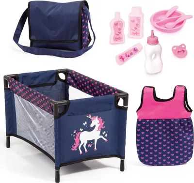 Produktbild von Zubehör-Set für Puppen, Einhorn - Puppenzubehörset