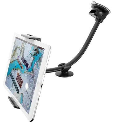 Produktbild von Handyhalterung Auto Tablet Halterung Windschutzscheibe Armaturenbrett Saugnapf 4-11 Zoll 360° drehbar Schwanenhals