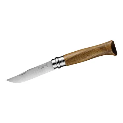 Imagen del producto de Opinel No. 08, fabricado en Francia, con mango de nogal