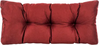 Produktbild von Best Wool rückenlehne für palettenkissen, wetterfestes und strapazierfähiges europaletten polster mit Polyurethanflockfüllung – bordeaux 120x40 cm